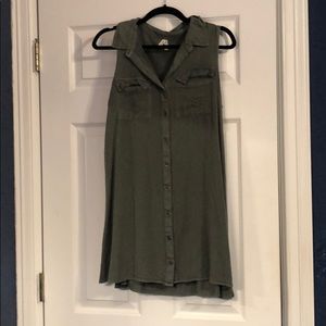 Army Green Dress Shirt